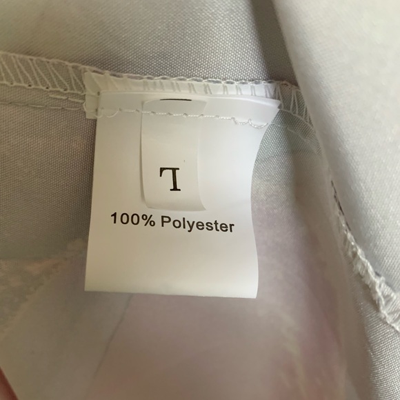 New Colourful Marble Print Satiny Long Sleeve Button Down Blouse/Shirt 🩷🩷 - Picture 8 of 9